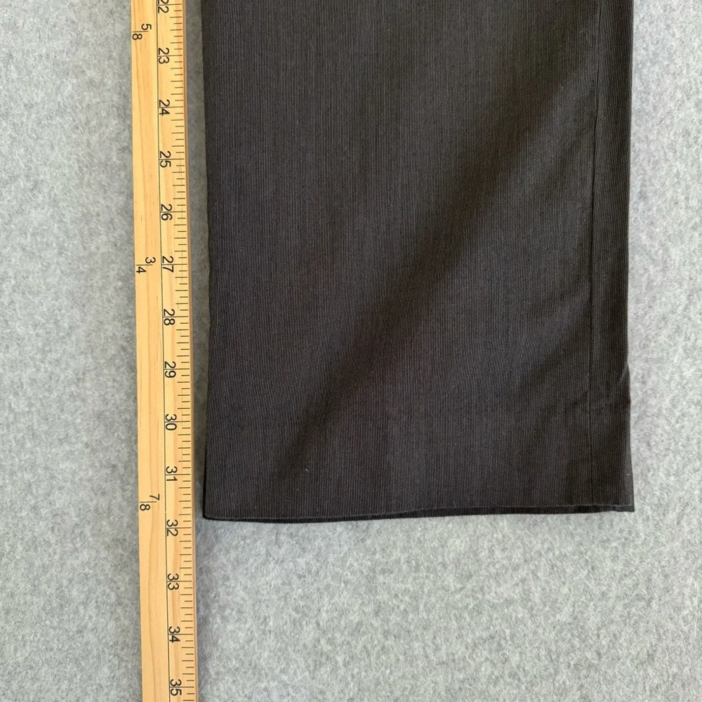 J Crew Pants Mens 34 X 32 Brown Black Micro Stripes Classic Fit Office Academia